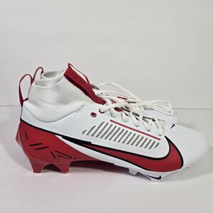 NEW Nike Vapor Edge Pro 360 2 TB White Red Football Cleats FQ4044-105 Mens 13